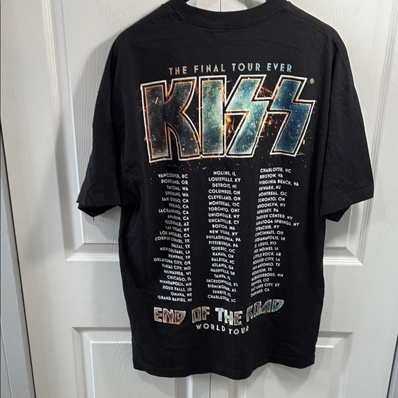 KISS Black Graphic T-Shirt - Picture 2 of 6
